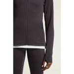 Běžecká mikina CRAFT ADV Explore Power Fleece Hood - fialová Velikost textilu: M