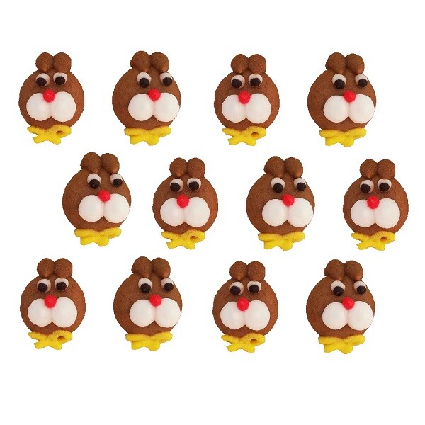 Fagoš Cukrové ozdoby Zajíčci 12 ks