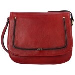 Luxusní dámská crossbody kabelka Isaac, vínová