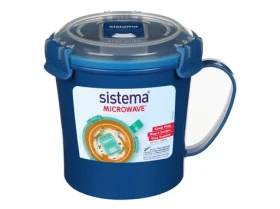 Sistema Microwave Soup mug Hrnek na polévku 656 ml modrá (8592001420465)