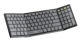 Inateck N0135 černá / Skládací klávesnice / Bluetooth 5.3 / numerický blok / USB-C nabíjení / až 90 h výdrž (N0135_BLACK)