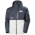 Pánská bunda Active Pace M 53085 598 Tmavě šedá s bílou - Helly Hansen tm.šedá-bílá L