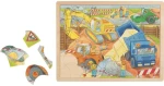 GOKI Dřevěné puzzle Na stavbě