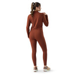 Dámské merino triko krátký rukáv SMARTWOOL Women's Active Merino Movement Mock Neck, Burnt Sienna velikost: M
