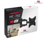 Maclean MC-742 černá / Nástěnný držák pro TV a monitor / 13-55" / VESA 75x75-200x200 / nosnost 30 kg (MC-742)