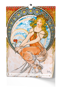 Nástěnný kalendář 2027 Baloušek Alfons Mucha
