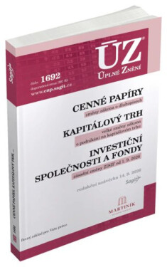 ÚZ 1692 Cenné papíry