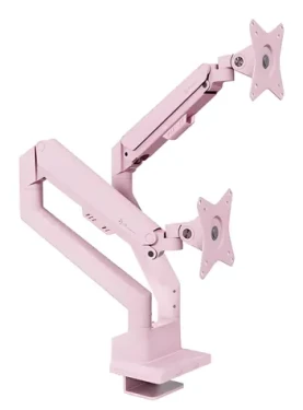 Arozzi Alzare Neo Duo fialová / Držák 2 monitorů na stůl / 17-32" / VESA 75x75-100x100 / nosnost 9 kg (AZ-ALZARE-NEO-DUO-PP)