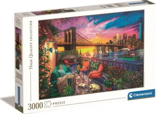 Clementoni PUZZLE Západ slunce nad Manhattanem