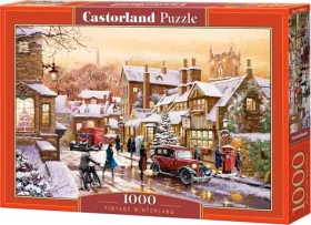 Castorland 104802 Puzzle Zasněžené městečko