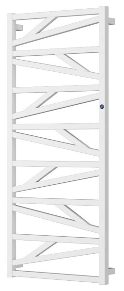 Instalprojekt - Koupelnový radiátor TRICK bílá barva - Barva - Bílá, Doporučená topná tyč (W) - 900, Rozměr A - 55, Rozměr C - 185, Skutečný rozměr radiátoru (v mm) - 530 x 1847 mm, Typ připojení - Středové 50 mm RADTRK501835SP