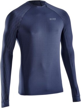 CEP Běžecké tričko COLD WEATHER navy Velikost textilu: