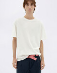 Tričko Thinking MU White Aaron Tee WHITE