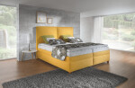 Boxspring Marco Rozměr: 180 x 200 cm, Matrace: Continental - tvrdost 4, Rošt: Polohovací lamelový rošt