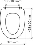 Sedátko WC/UNIVERSAL