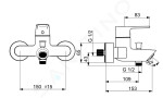 HANSA - Vantis Style Elektronická umyvadlová baterie, bateriové napájení, matná černá 5460220933