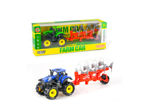 Traktor na setrvačník s pluhem 25 cm