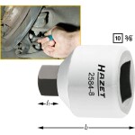 Hazet HAZET 2584-8 inbus vložka zástrčného klíče pro třmen brzdy 8 mm 3/8