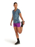 ICEBREAKER Wmns Mer 150 Tech Lite SS Scoop T Cloud Dye, Blue Ash/Dawn/Cd (vzorek) velikost: S