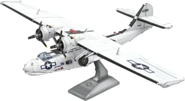 Metal Earth 3D puzzle Létající člun Consolidated PBY Catalina