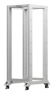 Lanberg Open Rack 32U šedý / Otevřený rack / 19" / 600 x 800 mm / nosnost 600 kg (OR01-6832-S)