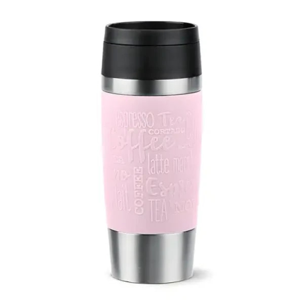 Emsa TRAVEL MUG Classic 0,36 l světle růžová / Termohrnek / nerezová ocel (N2020600)
