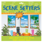 Palmy a moře fotokoutek pozadí 3 ks Palmy a moře fotokoutek pozadí 3 ks