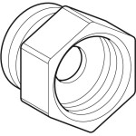 GEBERIT - Příslušenství Přechod AquaClean z plochého těsnění na radiální těsnění 242.738.00.1