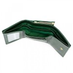 Luxusní dámská kožená peněženka s motýlky Gregorio Sihle, zelená