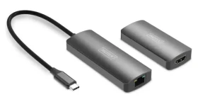 Digitus USB-C - HDMI Extender / Prodlužovač signálu / CAT6A / 30 m / 4K 120Hz / HDCP 2.3 (DS-55343)