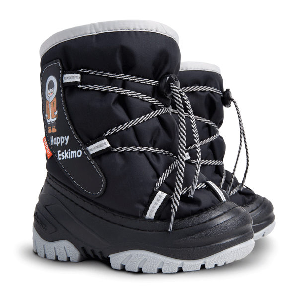 Demar Happy Eskimo 4035 C Dětské sněhule černé 28-29 4035C_28-29