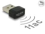 DeLock USB 2.0 WiFi adaptér 433 + 150 Mbps černá (12461)