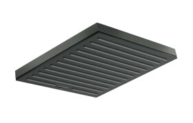 HANSGROHE - Pulsify E Hlavová sprcha, 26x26 cm, EcoSmart, kartáčovaný černý chrom 24331340