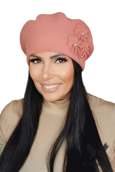 Kamea Beret K.22.020.63 Coral UNI