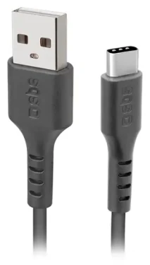 SBS USB-C/USB-A černá / Datový kabel / 18W / 2m