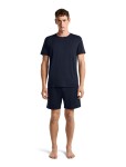 Pánské merino triko krátký rukáv ICEBREAKER Mens Merino 150 Lodge SS Tee, Midnight Navy velikost: XL