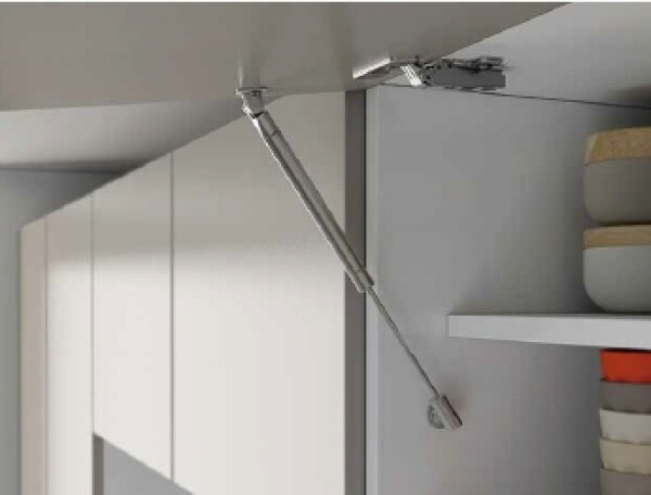 Italiana Ferramenta IF plynová vzpěra K12, pro horní výklop, automatická, 244mm/120N síla: 50N (282471)