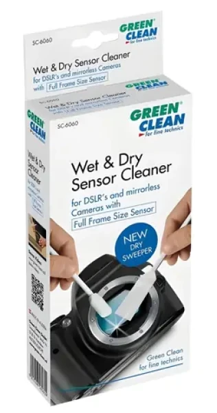 Green Clean Sensor-Cleaner Full Size / Čisticí sada / pro snímač fotoaparátu / wet + dry / 4 ks (SC-6060)