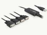DeLock adaptér USB 2.0 4 x Serial (61887)