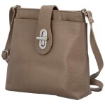 Dámská kožená crossbody kabelka Lara sweet, taupe