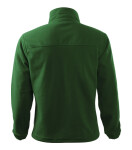 Jacket fleece pánský lahvově zelená 06 (brand label) XL