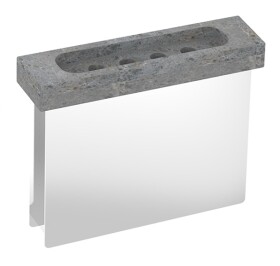 Obdelníkový saunový zvlhčovač do kamen 1,3l CHC176025L