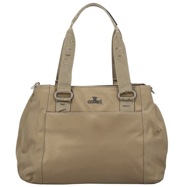 Stylová dámská nylonová kabelka do ruky Elke, béžová