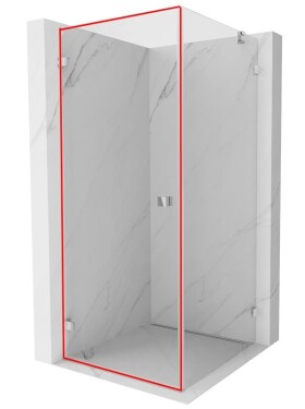 MEXEN - LUNAR dveře (Šx1) sklo 60x200 cm 6 mm, transparentní 832-060-000-00-00