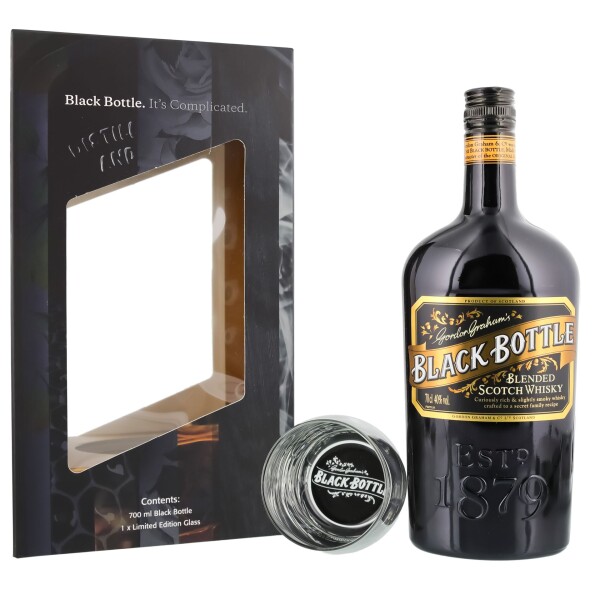Black Bottle Blended Scotch Whisky 0,7L, 40% -DB + 1 skl.-
