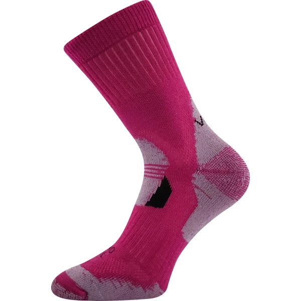 VOXX Ponožky zimní thermo z merino STABIL se stříbrem FUXIA 35-38 126446