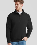 Fruit of the Loom Classic Zip-Neck Sweat Mikina s 1/4 zipem 16.2114 deep navy XXL