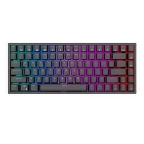 Rozbaleno - Royal Kludge RK84 RGB hnědé spínače černá / Bezdrátová klávesnice / mechanická / 2.4GHz BT USB / rozbaleno (RK84 brown switch.rozbaleno)