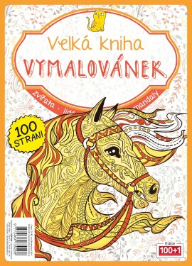 Velká kniha Vymalovánek (oranžová) - Kolektiv