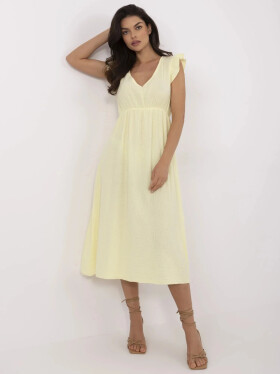 Šaty MI SK 122126.77 světle žluté jedna velikost